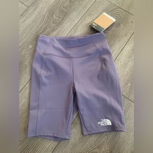 The north face girls bike shorts lunar slate